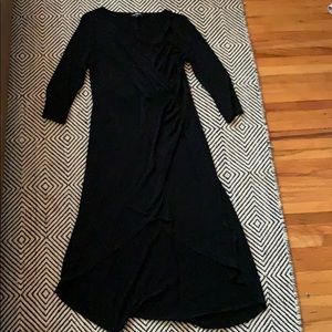 Express Black Midi Dress